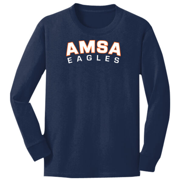 AMSA Eagles - Youth Long Sleeve Tee Thumbnail
