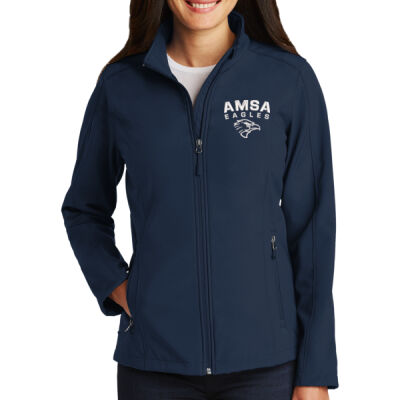 AMSA Eagles - Ladies Core Soft Shell Jacket Thumbnail