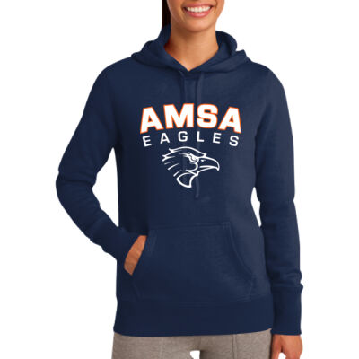 AMSA Eagles - Ladies Pullover Hooded Sweatshirt Thumbnail