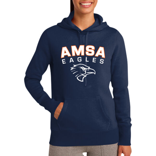 AMSA Eagles - Ladies Pullover Hooded Sweatshirt Thumbnail